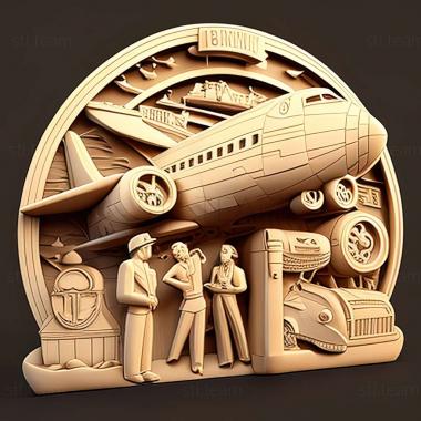 3D модель Игра Эволюция авиационного магната (STL)